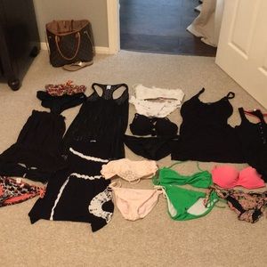 Summer swim suits and cover up bundle!